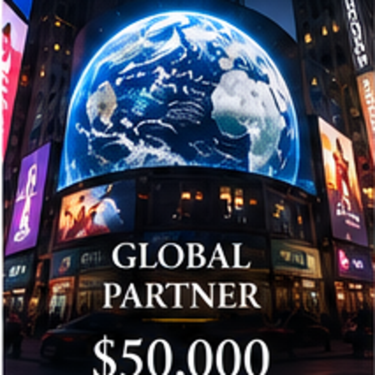LOOK UP Times Square Global Presenting Partner $50,000